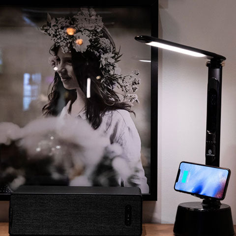 Dragon LumiCharge 5 in 1 Desk Lamp, Bluetooth Speaker & Wireless Charger
