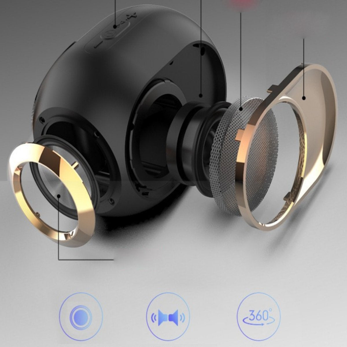 Golden Dragon Bluetooth Speaker