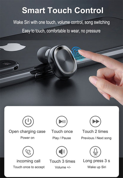 Mini Dragons T8 True Wireless Bluetooth 5.0 Earbuds